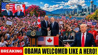 MAGA LOSES IT After OBAMA Receives HERO Welcome In Canada