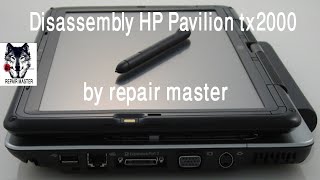 HOW to Disassembly HP Pavilion tx2000 - replacement fan with noise #technology #hp #hpsupport