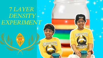 7 Layer Liquid Density Tower Science Experiment