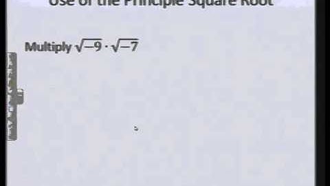 Segment 27 - Complex numbers (cont.)