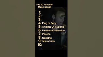 Thumbnail of Top 10 favorite Muse songs! #muse #rock #music #top10