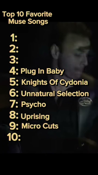 Top 10 favorite Muse songs! #muse #rock #music #top10