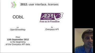 2021:  Overpass API since 10 years
