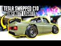 The Tesla Swapped C10 Squarebody Gets Ready for SEMA - Electric C10 Ep. 20
