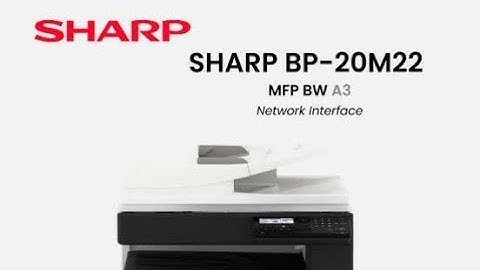SHARP-BP20M22 unboxing and installation and developer install #installation #sharp machine#developer