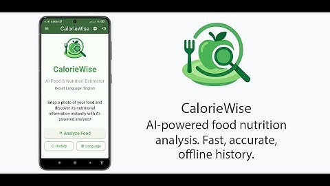 🍎 CalorieWise - AI Food Scanner That Knows Your Nutrition Better Than You Do!
