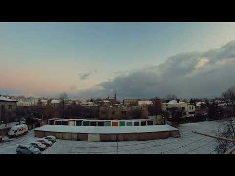 Myszków - zimowy timelaps .