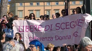 Roma, la piazza contro il ddl Pillon sull'affido: "Attacco alla libertà di tutti. M5s voti contro"