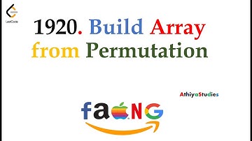 1920. Build Array from Permutation| Leet code | Array |