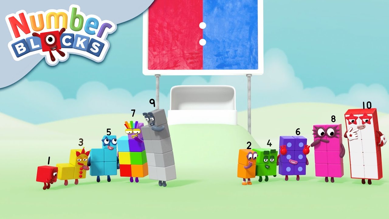 Numberblocks Odd And Evens 🏐 Learn To Count Youtube