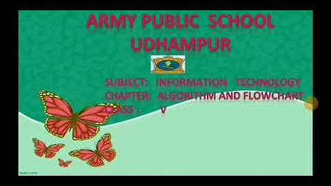 Algorithm and flowchart