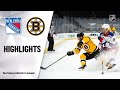 Rangers @ Bruins 3/13/21 | NHL Highlights