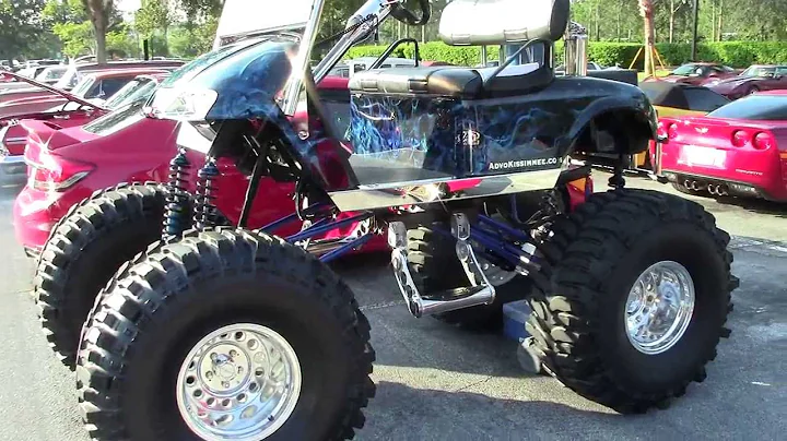 Super Swamper Lifted Golf Cart