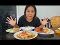 ส้มตำแซ่บๆ แค๊ปหมู ลูกชิ้นทอด ไข่ต้ม | รัชนี กินแซ่บ asmr