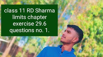 11 RD Sharma limits chapter exercise 29.6 questions 1. #Mathsbyabhinav