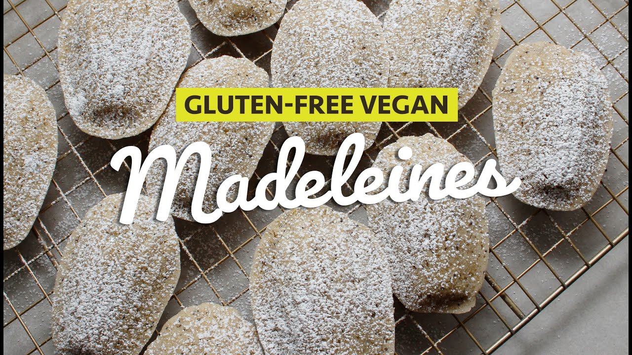 Vegan Gluten-Free Madeleines - Full of Plants
