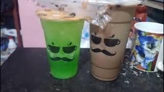 Mr.brew coffee Choco tea and green apple tea#shortvideo