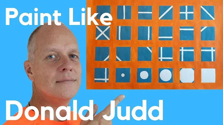 Paint like Donald Judd specific objects  Playful creative exercises