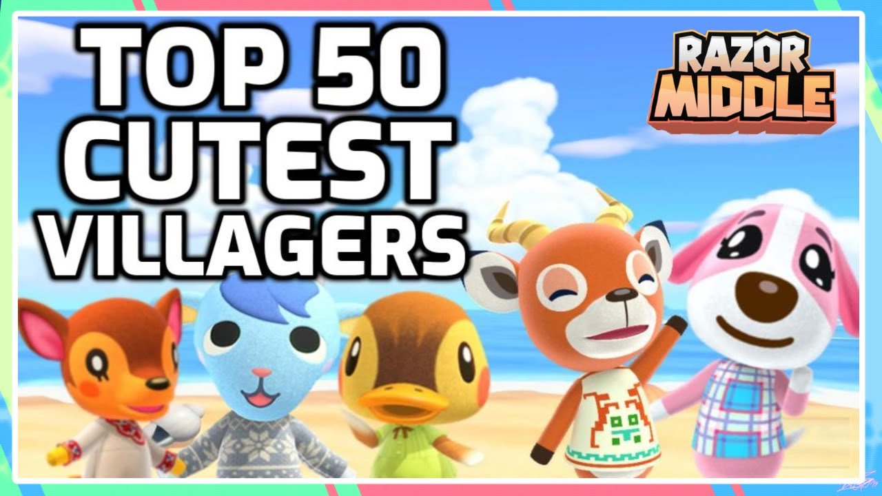 Top 50 Cutest Animal Crossing Villagers in New Horizons - YouTube