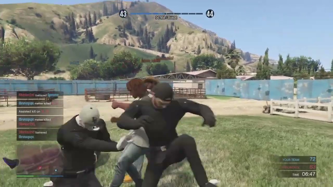 GTA 5 Ring Fight team deathmatch (ps5) 