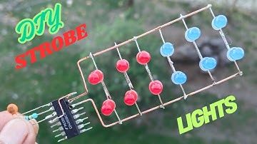 DIY POLICE STROBE LIGHTS WITH IC CD4060