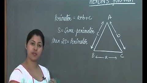 Class 9th Maths Online Video Lectures Heron