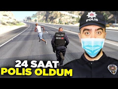 24 SAAT POLIS OLDUM HIRSIZLARI YAKALADIM - GTA 5 MODS