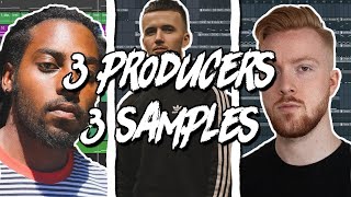 3 PRODUCERS FLIP 3 SAMPLES INTO DRILL BEATS