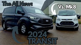 All New Ford Transit Custom Full Review 2024 Vs Transit Mk8