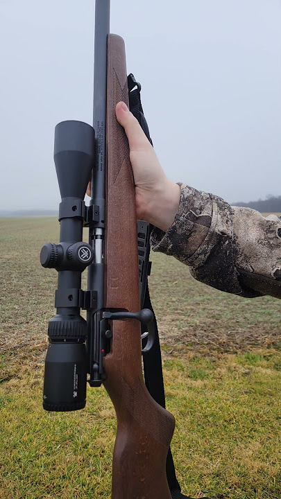 Savage 93R17 Bolt action rifle.