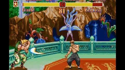 Guile (Fondly_Acerbic) vs Feilong (CPU highest difficulty setting) SSF2