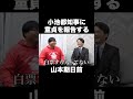 小池都知事に童貞であることを報告する山本期日前 #shorts