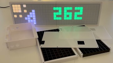 32x8 WS2812B D1Mini 3D printed case