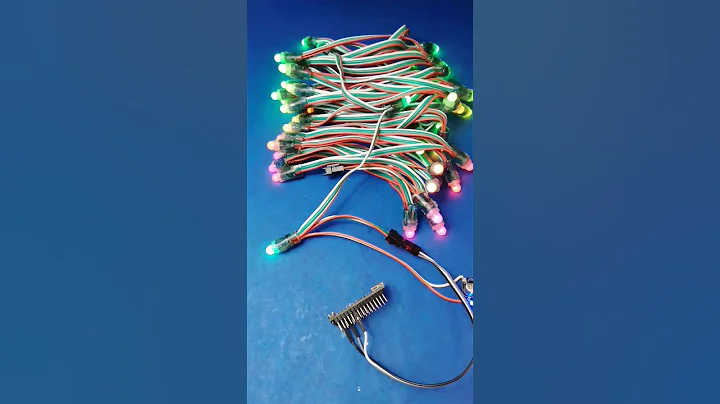 How To Control Pixel Led With Arduino Nano||Ws2811||#shorts #youtubeshorts