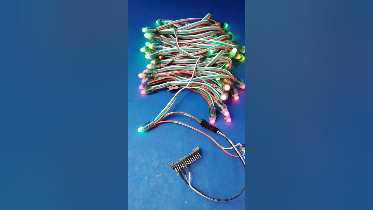 How To Control Pixel Led With Arduino Nano||Ws2811||#shorts # ...
