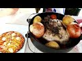 かまど小屋ー丸鷄の丸焼き