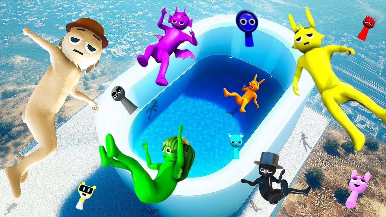 2026 MOMENTS OF GTA 5 Incredibox Sprunki Team x Tunner Crazy Jumps and Fails! [Funny]