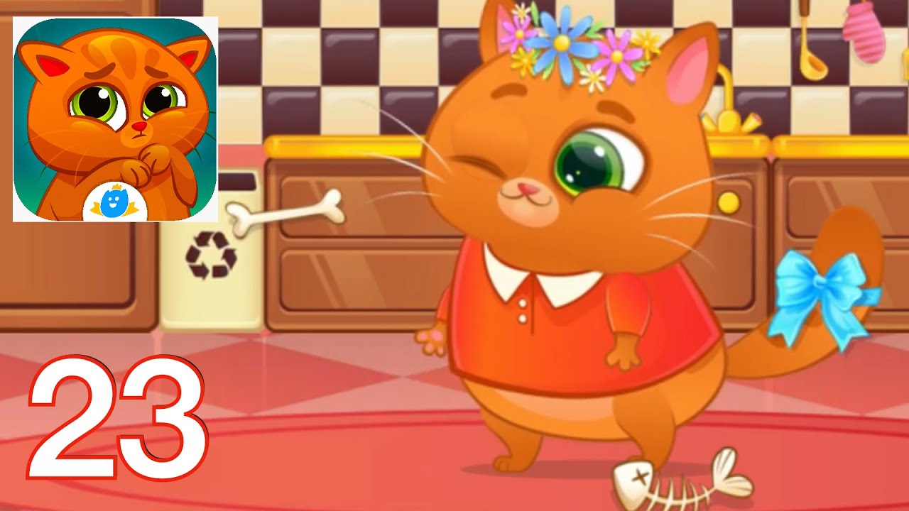 BUBBU - My Virtual Pet Cat Gameplay walkthrough #23 (iOS, Android) Fun Game For Kids - HD