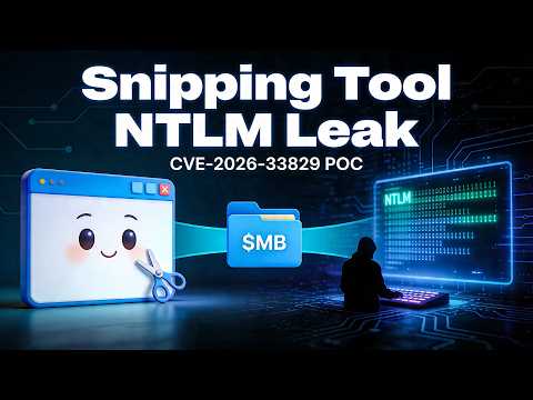CVE 2026 33829: PoC Exploit for Windows Snipping Tool NTLM Hash Leak Vulnerability