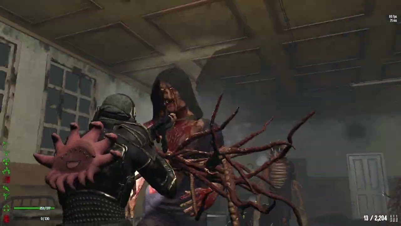 Dead Frontier 2 poke eyes body dmg user with Sega headshot build in Raven boss room