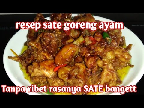 Cara Membuat Daging Sate Ayam