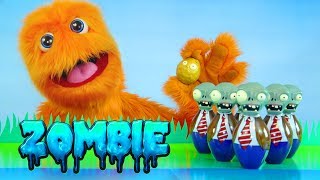 Растения против зомби Боулинг игрушки обзор! Смешные анимированные слизь игрушки для детей screenshot 3