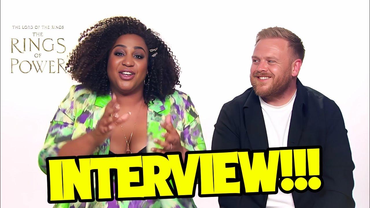 The Rings of Power CAST INTERVIEW! YouTube