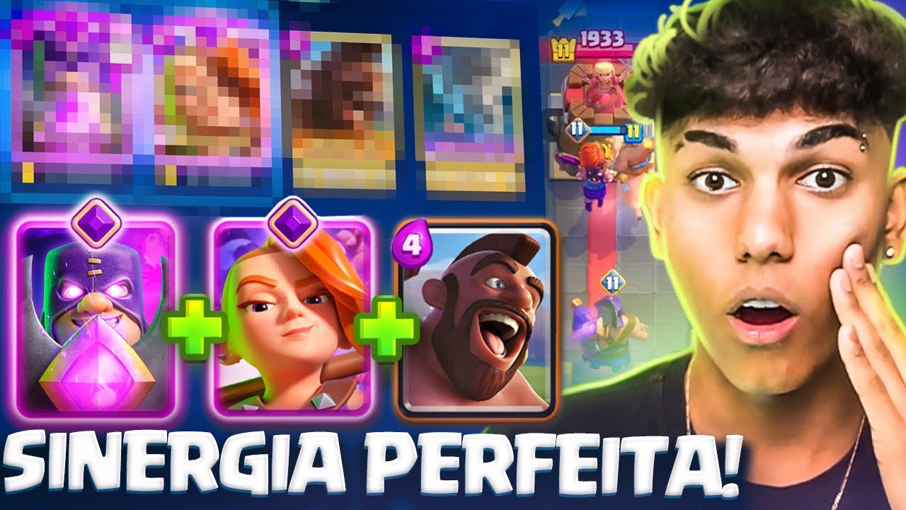 FIZ A COMBINAÇÃO MAIS QUEBRADA DO NOVO META NO CLASH ROYALE!