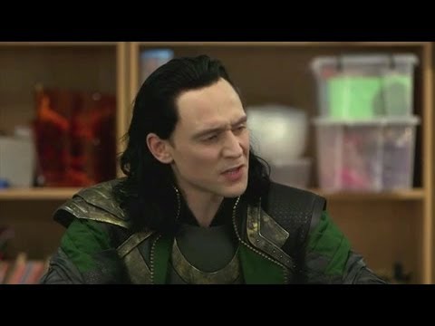 Loki argues with kids