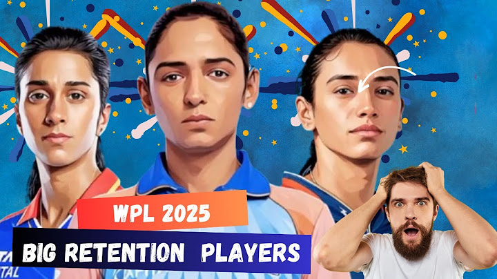 WPL 2025 Retention Players Lists✅ | Playing XI | IPL 2025 Mega Auction #cricket