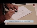 إبراهيم أبو مبارك شاب ابتكر طريقة للرسم بالنار على الورق 
