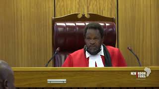 Heated agurment between TT Thobane and Judge Maumela