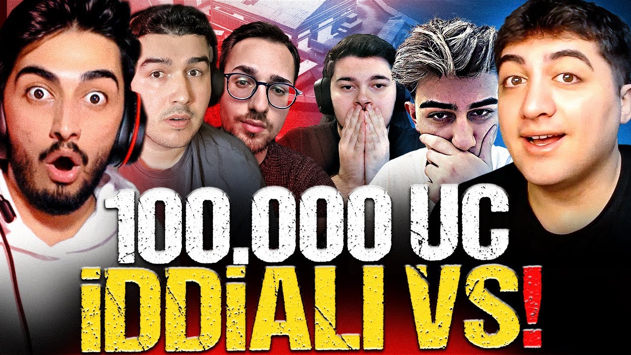 YOUTUBERLAR İLE 100.000 UC CEZALI 3VS3 (KİM KAZANDI?) | PUBG Mobile