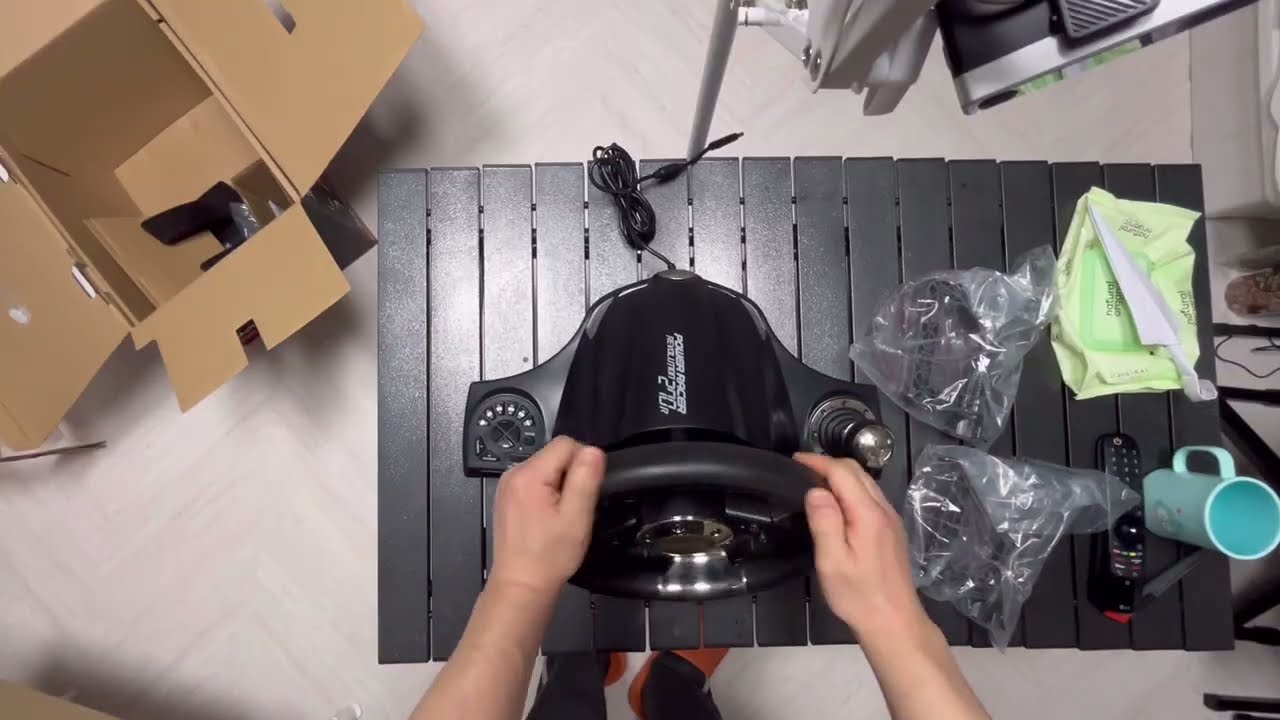 고고레트로/ 파워레이서 레볼루션 270R 핸들 나눔 인증~